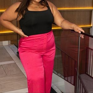 Satin Wide Leg Pants